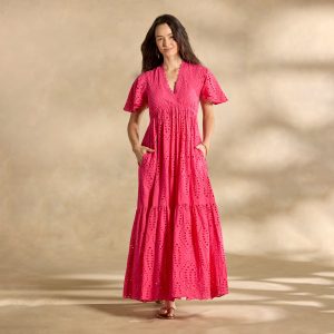 Juno Eyelet Dress. Petite